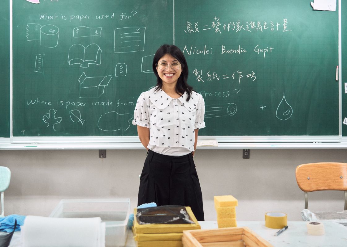 Nicolei Buendia Gupit—如何用手工紙製作感謝卡片 工作坊 圖片 9